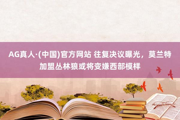 AG真人·(中国)官方网站 往复决议曝光,莫兰特加盟丛林狼或将变嫌西部模样