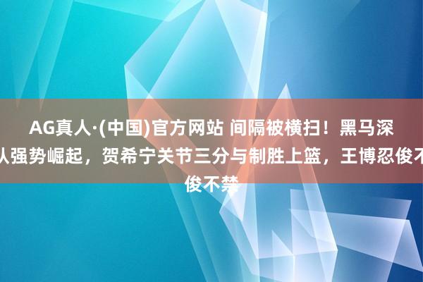 AG真人·(中国)官方网站 间隔被横扫!黑马深圳队强势崛起,贺希宁关节三分与制胜上篮,王博忍俊不禁