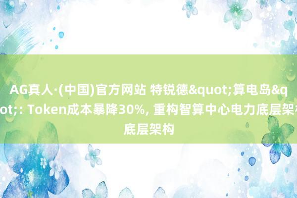 AG真人·(中国)官方网站 特锐德"算电岛": Token成本暴降30%, 重构智算中心电力底层架构